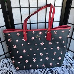 Coach American Star Print Tote